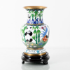 VAS, cloisonné, orientalisk, sannolikt 1900-talets andra hälft 