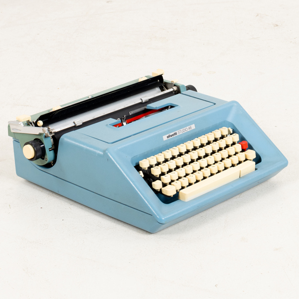SKRIVMASKIN, Olivetti, Studio 46, 1900-talets mitt