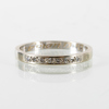 HALVALLIANSRING, 18k vitguld, med diamanter, tot vikt ca 2,2 g 