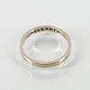 HALVALLIANSRING, 18k vitguld, med diamanter, tot vikt ca 2,2 g 