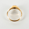 RING, 14k guld, med diamant ca 0,11 ct, tot vikt ca 3,5 g 