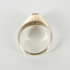 RING, 18k vitguld, med mindre diamant, vikt ca 7,4 g