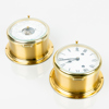 SKEPPSUR OCH BAROMETER, mässing, Schatz, sent 1900-tal