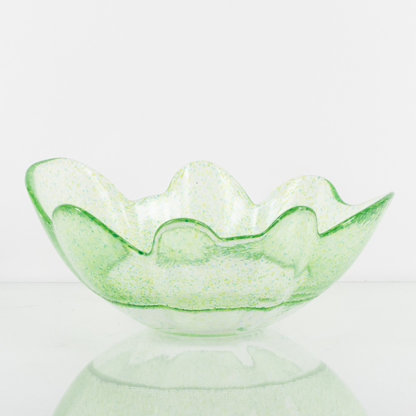 ANNA EHRNER, skål glas, "Organix", Kosta Boda