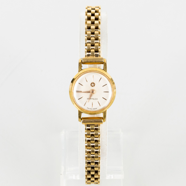 DAMARMBANDSUR, gulddoublé, armband 18k guld, 1900-talets andra hälft, tot vikt ca 21 g