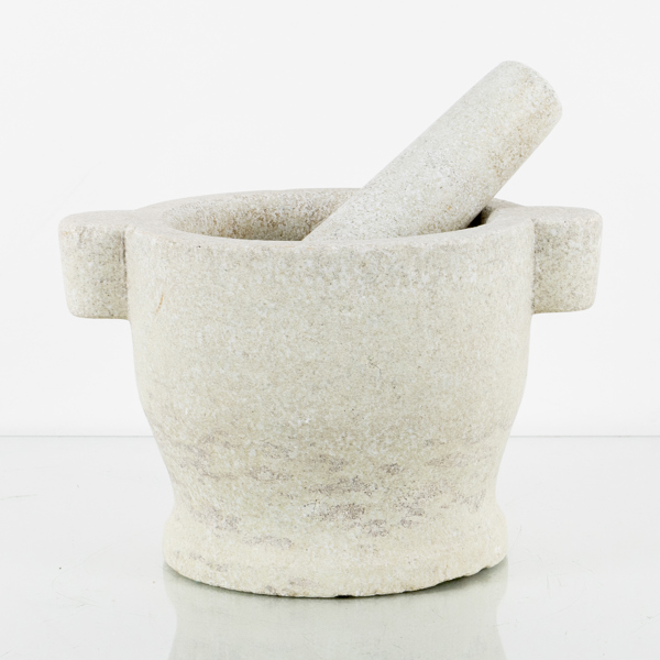 MORTEL MED STÖT, marmor, 1800-/1900-tal