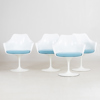 EERO SARINEN, 4 st karmstolar, "Tulip", Knoll Studio, 2000-tal