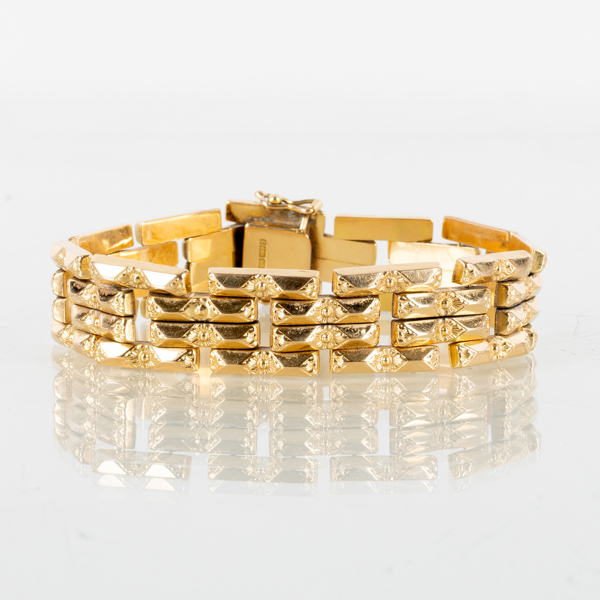 ARMBAND, 18k guld, vikt ca 30,5 g