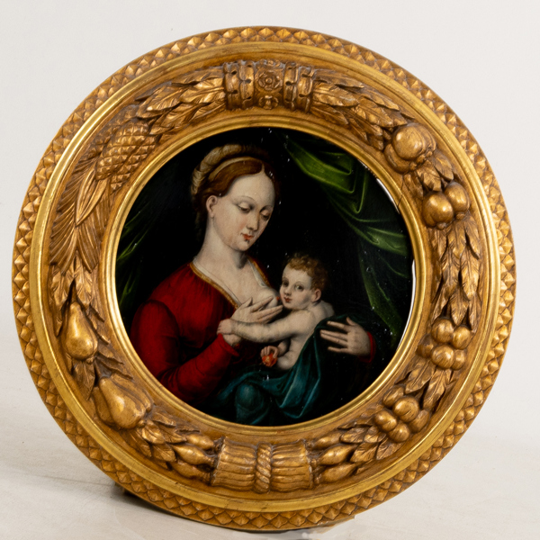 ITALIENSK SKOLA, olja på pannå, 1700-tal, osignerad