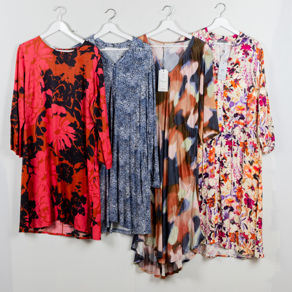 KLÄNNINGAR, 6 st, Bitte Kai Rand, Masai, Elton, strlk XL, obrukade