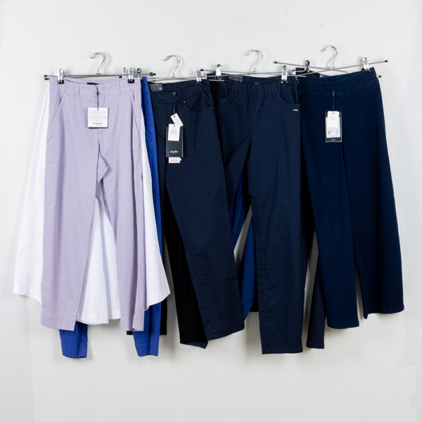 BYXOR, 9 st, dam, bla, Laurie, Masai, Bitte Kai Rand, strlk 36/S/XS, obrukade