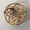 BROSCH, 12k guld, Alice Caviness, USA, 1900-talets mitt, vikt ca 5 g