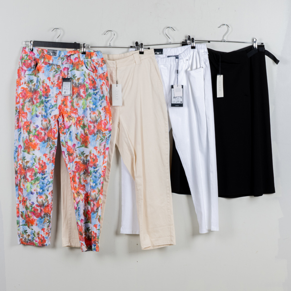 BYXOR OCH KJOLAR, 10 st, dam, bla Zilch, Avantgarde, Masai, Pont Neuf, Laurie, CRO, strlk bla XXL, 2XL, 46, 48, obrukade