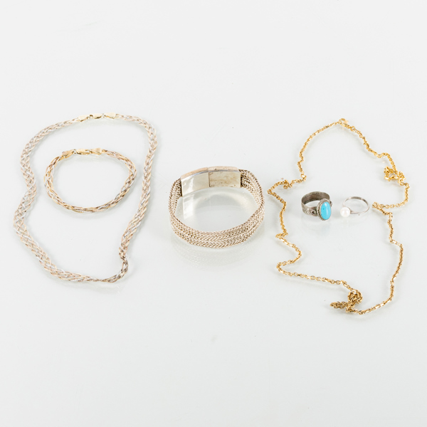 SILVERSMYCKEN, 6 del, bla förgyllt silver, 1900-talets andra hälft 