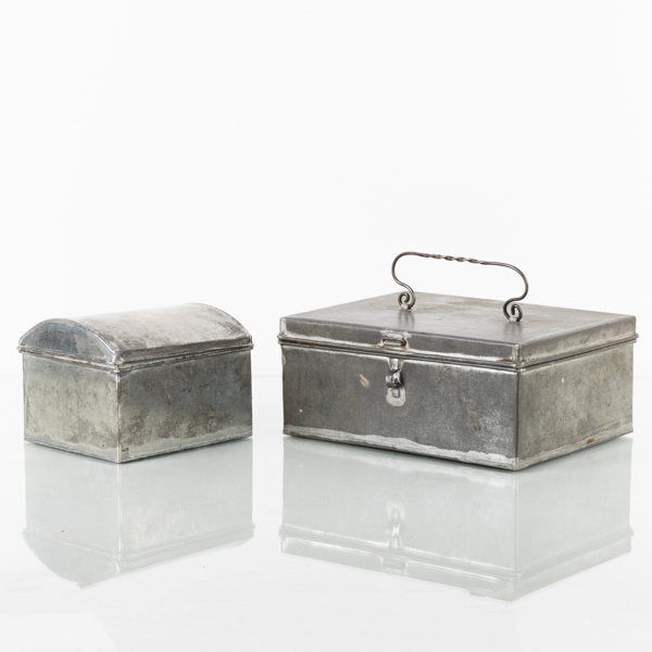 SKRIN, 2 st, plåt, 1900-talets första hälft