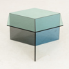 SEBASTIAN SCHERER, soffbord, glas, "Isom Square", Neo/Carft, 2000-tal