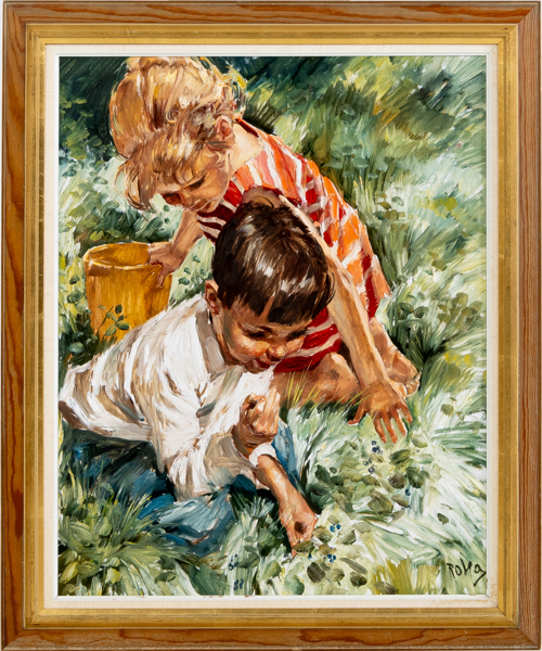 CHARLES ROKA (Ungern/Norge, 1912-1999), olja på duk, signerad