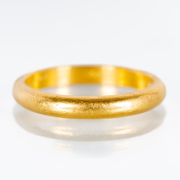 RING, 23k guld, vikt ca 7 g