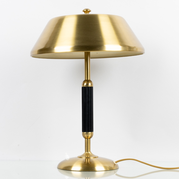 BORDSLAMPA, mässing, 1900-talets mitt