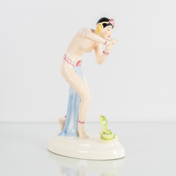 ROYAL DUX, figurin, porslin, 1900-talets första hälft