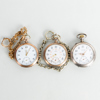 FICKUR, 3 st, silver, Omega, Ancre och Revue, omkring år 1900