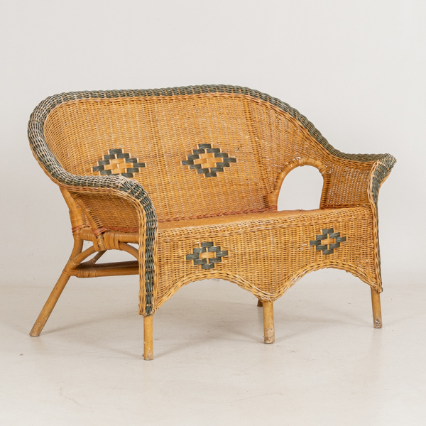 SOFFA, bambu och rotting, 1900-talets andra hälft