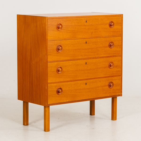 BYRÅ, teak, 1900-talets mitt