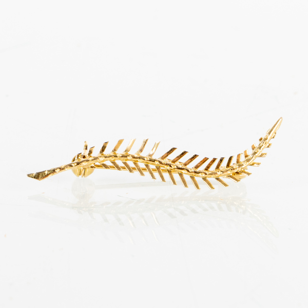 BROSCH, 18k guld, vikt ca 1,6 g