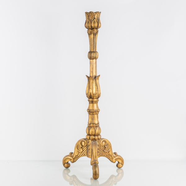 GOLVLJUSSTAKE, bronserat trä, 1900-tal