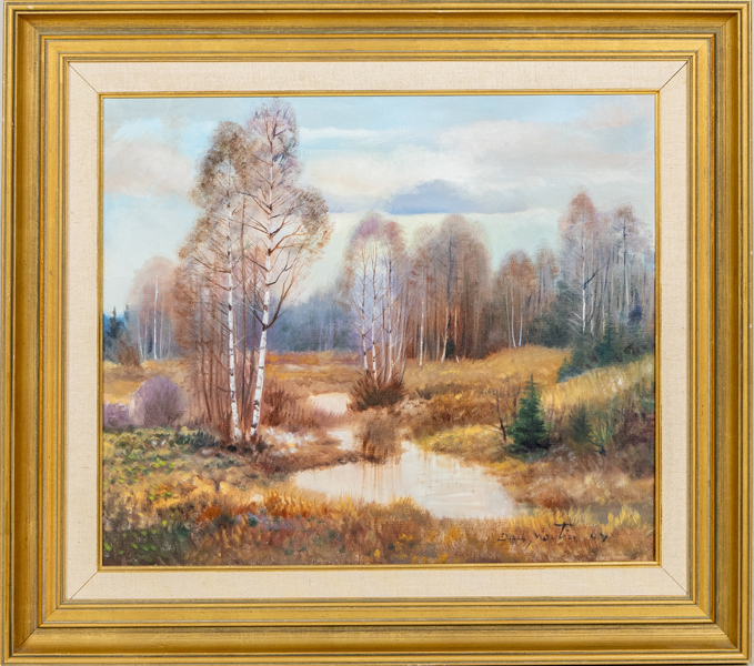 DAN MARTIN (1910–1999), olja på duk, signerad och otydligt daterad