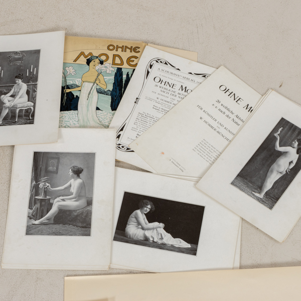 MAPP, Ohne Mode, 20 fotografier för modellteckning, jugend, tidigt 1900-tal