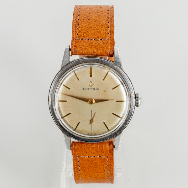 HERRARMBANDSUR, Certina, stål, manuell, 1960-tal