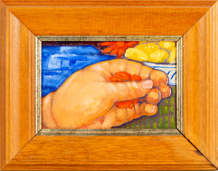 CUTLER FOOTWAY (Australien, född 1953), akryl på pannå, signerad och daterad à tergo.