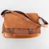 SADDLER, axelremsväska, brunt skinn, 2000-tal