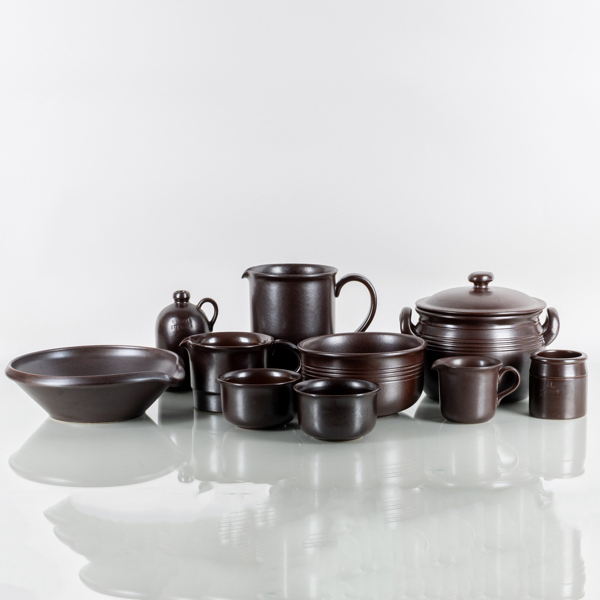 SERVISPORSLIN, 10 del, stengods, Höganäs, 1900-talets andra hälft