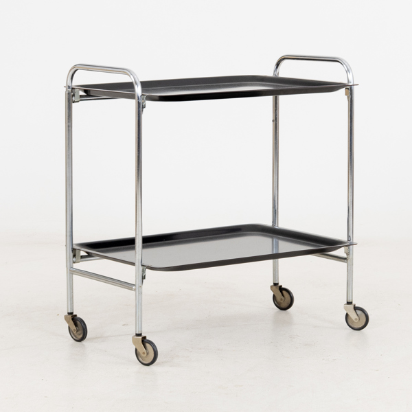 SERVERINGSVAGN, kromad metall, 1900-talets mitt