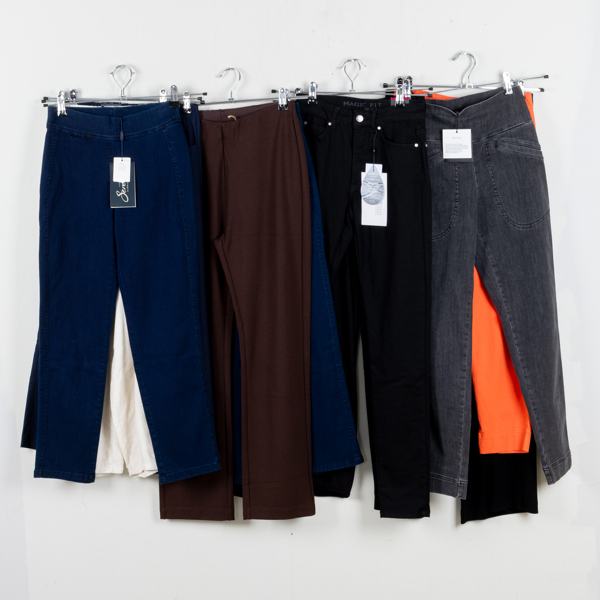 BYXOR, 10 st, dam, bla, Laurie, Masai, Bitte Kai Rand, strlk 36/S/XS, obrukade