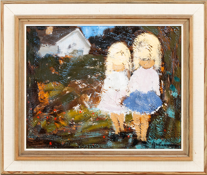 ÅKE WICKSTRÖM, olja på duk, signerad