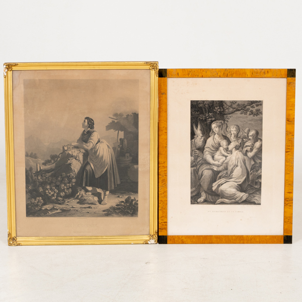 KOPPARSTICK, 2 st, 1800-/1900-tal