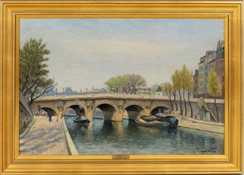 ARVID NILSSON (1881-1971), olja på pannå, signerad och daterad -23