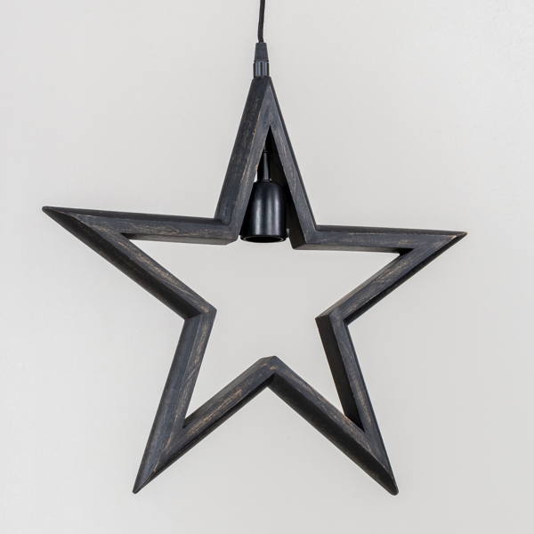 JULSTJÄRNA, trä, 2000-tal