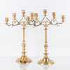 KANDELABRAR, 1 par, mässing, Grillby, nr 25
