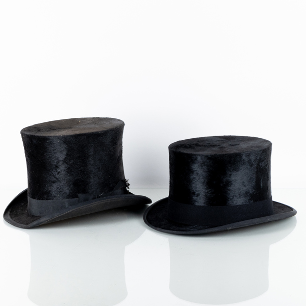 HÖGA HATTAR, 2 st, bla Hultmans Västervik, 1900-talets första hälft