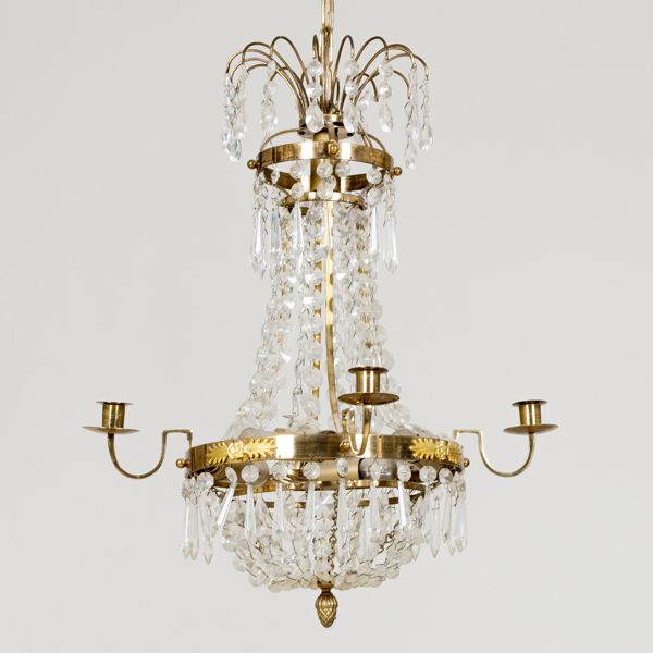 LJUSKRONA, empirestil, 1900-talets andra hälft 