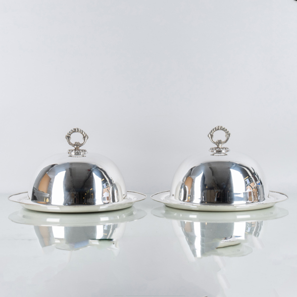 STEKHUVAR, 1 par, nysilver, 2000-tal