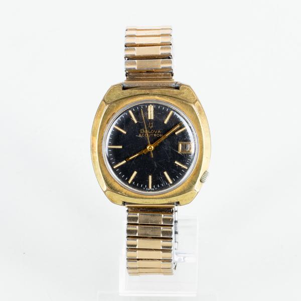 BULOVA, armbandsur, Accutron, gulddoublé, 1970-tal