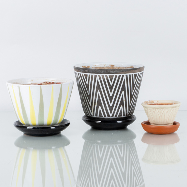 YTTERFODER, 3 st, keramik, Upsala Ekeby samt Bo-Fajans, 1900-talets mitt