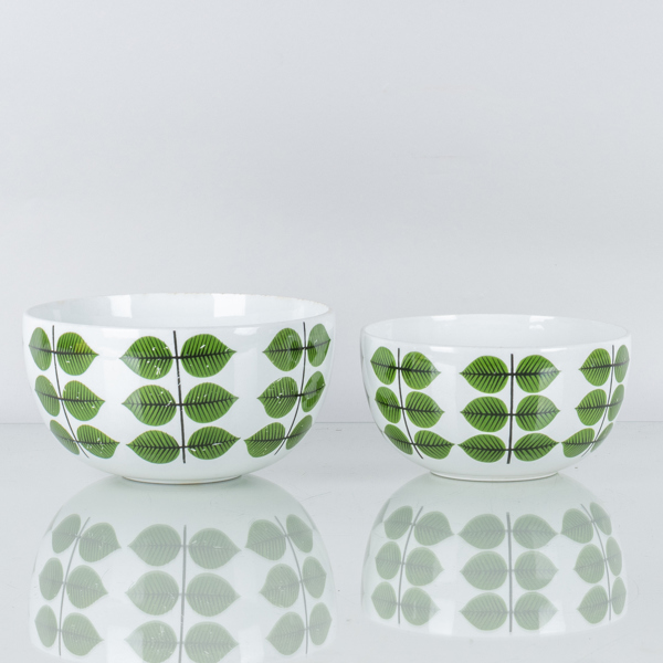 STIG LINDBERG, 2 st, skålar, "Berså", Gustavsberg