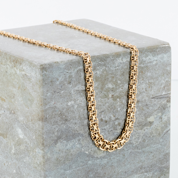 COLLIER, 18k guld, vikt ca 16,2 g