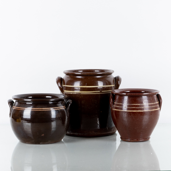 KRUS, 3 st, lergods, 1900-tal